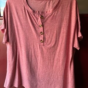 Amazon Women's Rose Button-Down Shirt